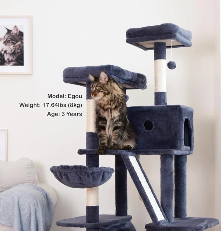 Cat Tree for Large Cats Cat Tower for Indoor - PawVibe