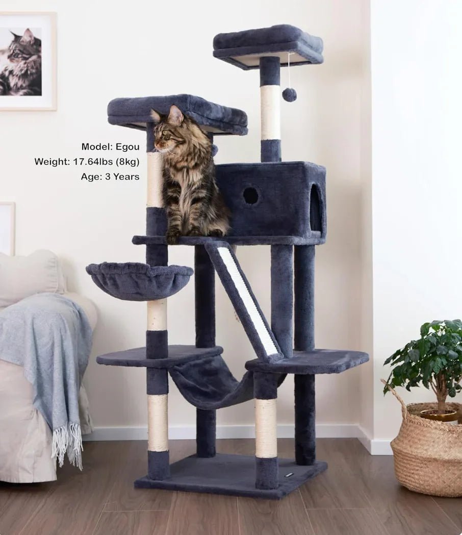 Cat Tree for Large Cats Cat Tower for Indoor - PawVibe