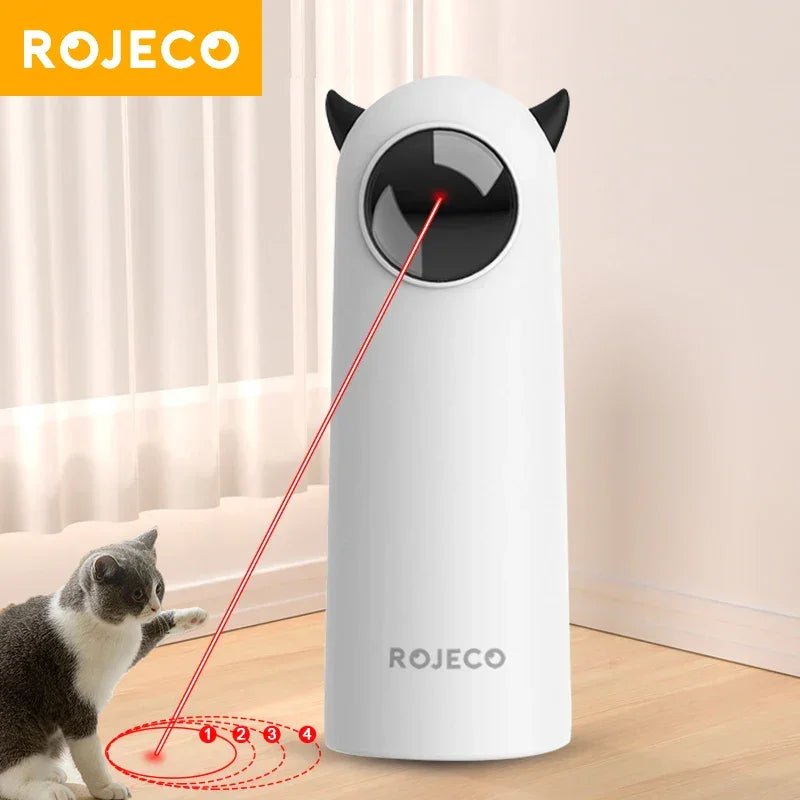 Automatic Cat Toys Interactive Smart Teasing Pet LED Laser Indoor Cat Toy Accessories Handheld Electronic Cat Toy for Dog - PawVibe