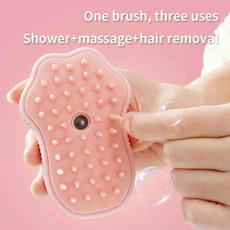 Electric Cat Steam Brush – 3 - In - 1 Pet Grooming Comb with Water Spray for Cats and Dogs, USB Rechargeable - PawVibe
