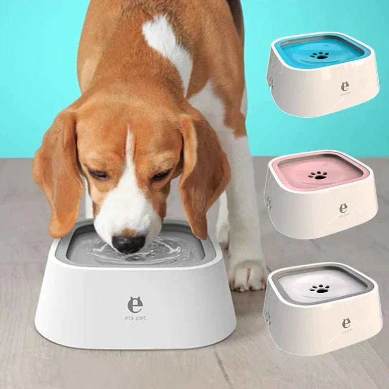 Dog Drinking Water Bowl with Floating Design - Non - Wetting, Non - Skid, Large Capacity - PawVibe